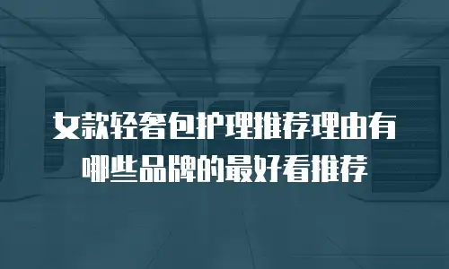 女款轻奢包护理推荐理由有哪些品牌的最好看推荐