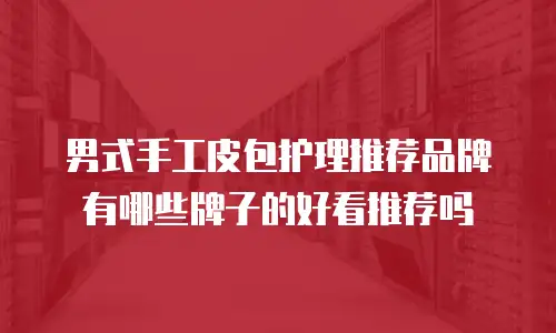 男式手工皮包护理推荐品牌有哪些牌子的好看推荐吗