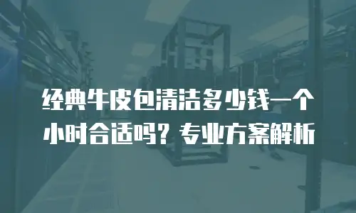 经典牛皮包清洁多少钱一个小时合适吗？专业方案解析