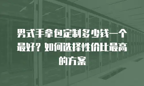 男式手拿包定制多少钱一个最好？如何选择性价比最高的方案