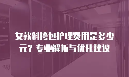 女款斜挎包护理费用是多少元？专业解析与优化建议