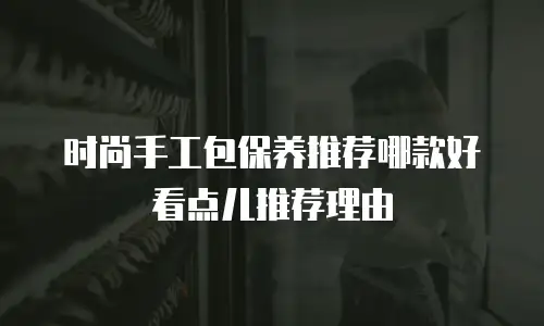 时尚手工包保养推荐哪款好看点儿推荐理由