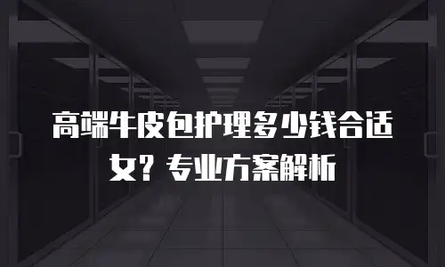 高端牛皮包护理多少钱合适女？专业方案解析