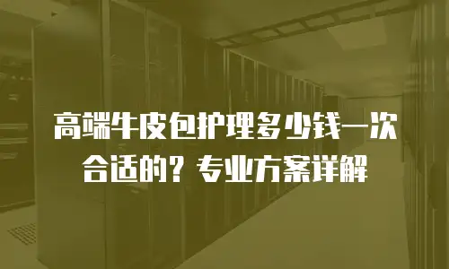 高端牛皮包护理多少钱一次合适的？专业方案详解