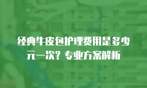 经典牛皮包护理费用是多少元一次？专业方案解析