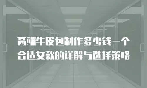 高端牛皮包制作多少钱一个合适女款的详解与选择策略