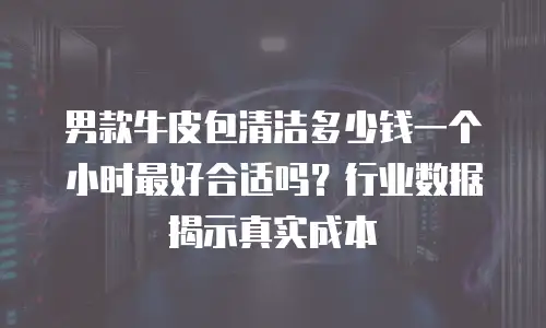 男款牛皮包清洁多少钱一个小时最好合适吗？行业数据揭示真实成本