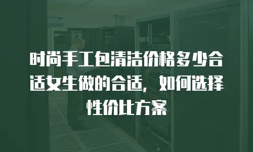 时尚手工包清洁价格多少合适女生做的合适，如何选择性价比方案
