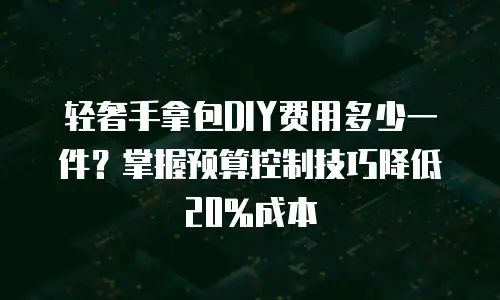 轻奢手拿包DIY费用多少一件？掌握预算控制技巧降低20%成本
