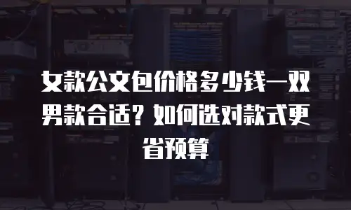 女款公文包价格多少钱一双男款合适？如何选对款式更省预算