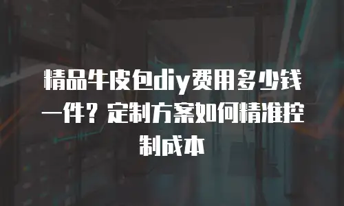 精品牛皮包diy费用多少钱一件？定制方案如何精准控制成本