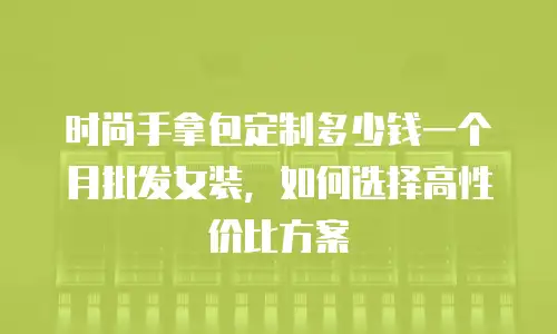 时尚手拿包定制多少钱一个月批发女装，如何选择高性价比方案