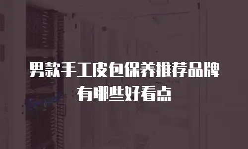 男款手工皮包保养推荐品牌有哪些好看点