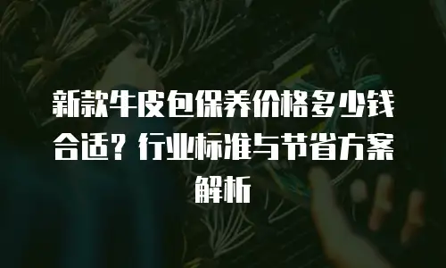 新款牛皮包保养价格多少钱合适？行业标准与节省方案解析
