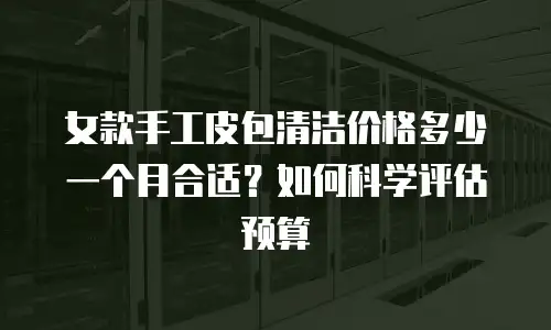 女款手工皮包清洁价格多少一个月合适？如何科学评估预算
