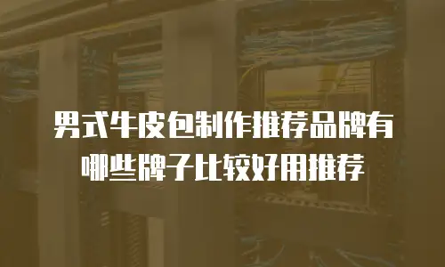 男式牛皮包制作推荐品牌有哪些牌子比较好用推荐