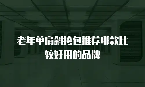 老年单肩斜挎包推荐哪款比较好用的品牌