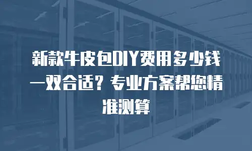 新款牛皮包DIY费用多少钱一双合适？专业方案帮您精准测算