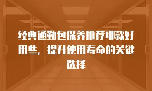 经典通勤包保养推荐哪款好用些，提升使用寿命的关键选择