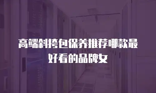 高端斜挎包保养推荐哪款最好看的品牌女