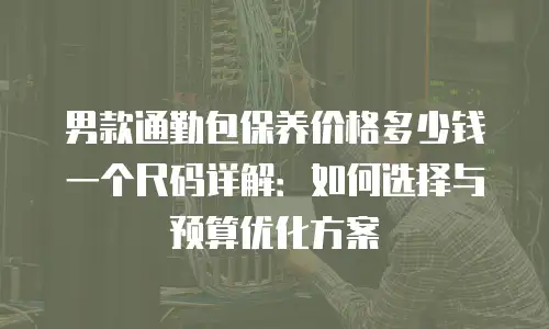 男款通勤包保养价格多少钱一个尺码详解：如何选择与预算优化方案