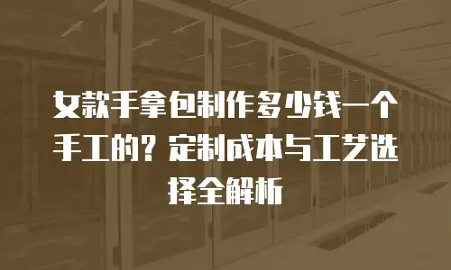 女款手拿包制作多少钱一个手工的？定制成本与工艺选择全解析
