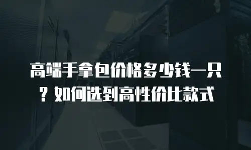 高端手拿包价格多少钱一只？如何选到高性价比款式