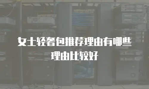 女士轻奢包推荐理由有哪些理由比较好