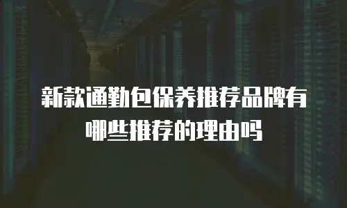 新款通勤包保养推荐品牌有哪些推荐的理由吗