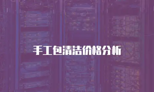  手工包清洁价格分析