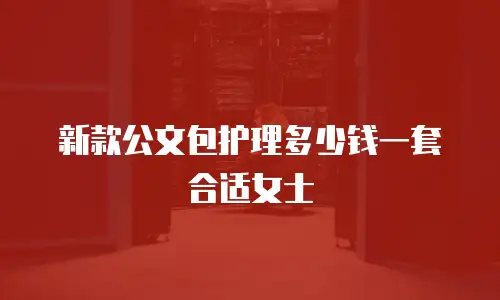 新款公文包护理多少钱一套合适女士