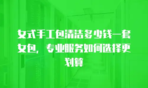 女式手工包清洁多少钱一套女包，专业服务如何选择更划算