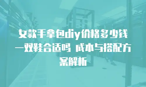 女款手拿包diy价格多少钱 一双鞋合适吗 成本与搭配方案解析
