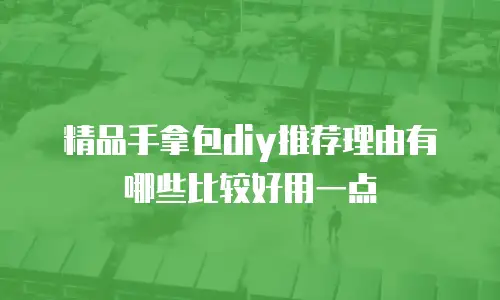 精品手拿包diy推荐理由有哪些比较好用一点