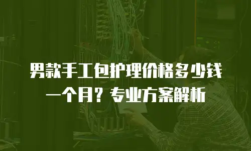 男款手工包护理价格多少钱一个月？专业方案解析