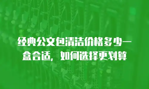 经典公文包清洁价格多少一盒合适，如何选择更划算