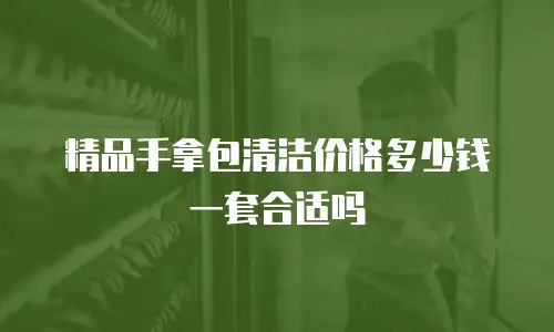 精品手拿包清洁价格多少钱一套合适吗