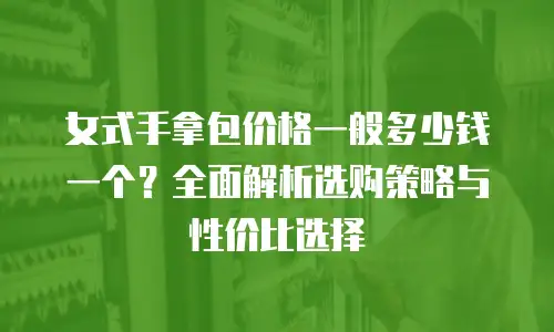 女式手拿包价格一般多少钱一个？全面解析选购策略与性价比选择
