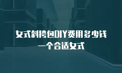 女式斜挎包DIY费用多少钱一个合适女式