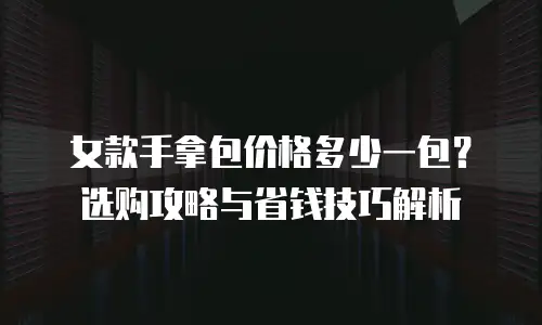 女款手拿包价格多少一包？选购攻略与省钱技巧解析