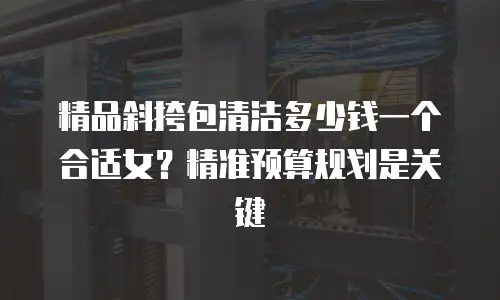 精品斜挎包清洁多少钱一个合适女？精准预算规划是关键