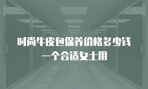 时尚牛皮包保养价格多少钱一个合适女士用