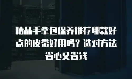 精品手拿包保养推荐哪款好点的皮带好用吗？选对方法省心又省钱