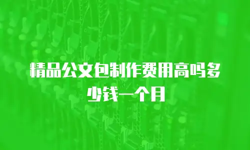 精品公文包制作费用高吗多少钱一个月