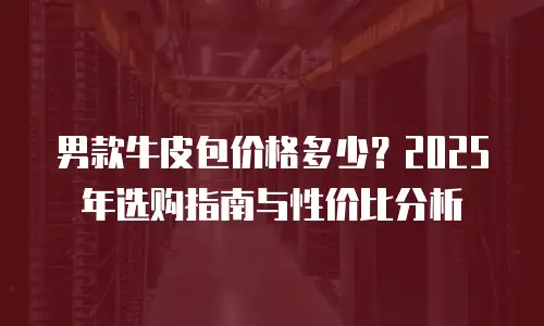男款牛皮包价格多少？2025年选购指南与性价比分析
