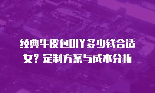 经典牛皮包DIY多少钱合适女？定制方案与成本分析