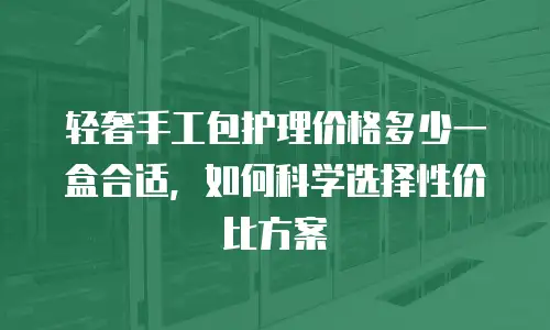 轻奢手工包护理价格多少一盒合适，如何科学选择性价比方案