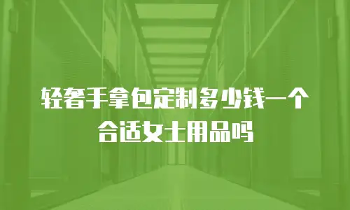 轻奢手拿包定制多少钱一个合适女士用品吗