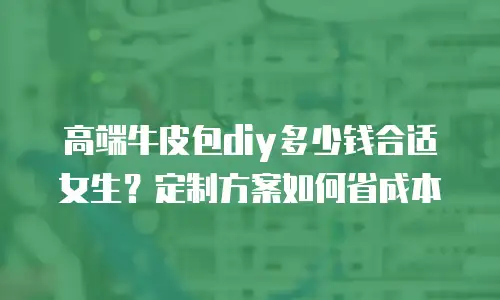 高端牛皮包diy多少钱合适女生？定制方案如何省成本