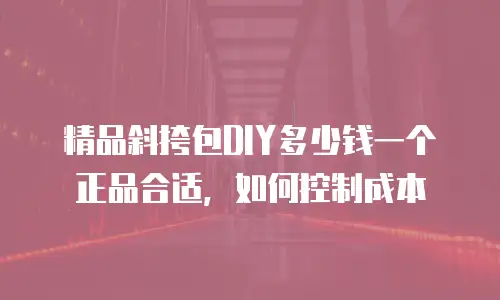 精品斜挎包DIY多少钱一个正品合适，如何控制成本